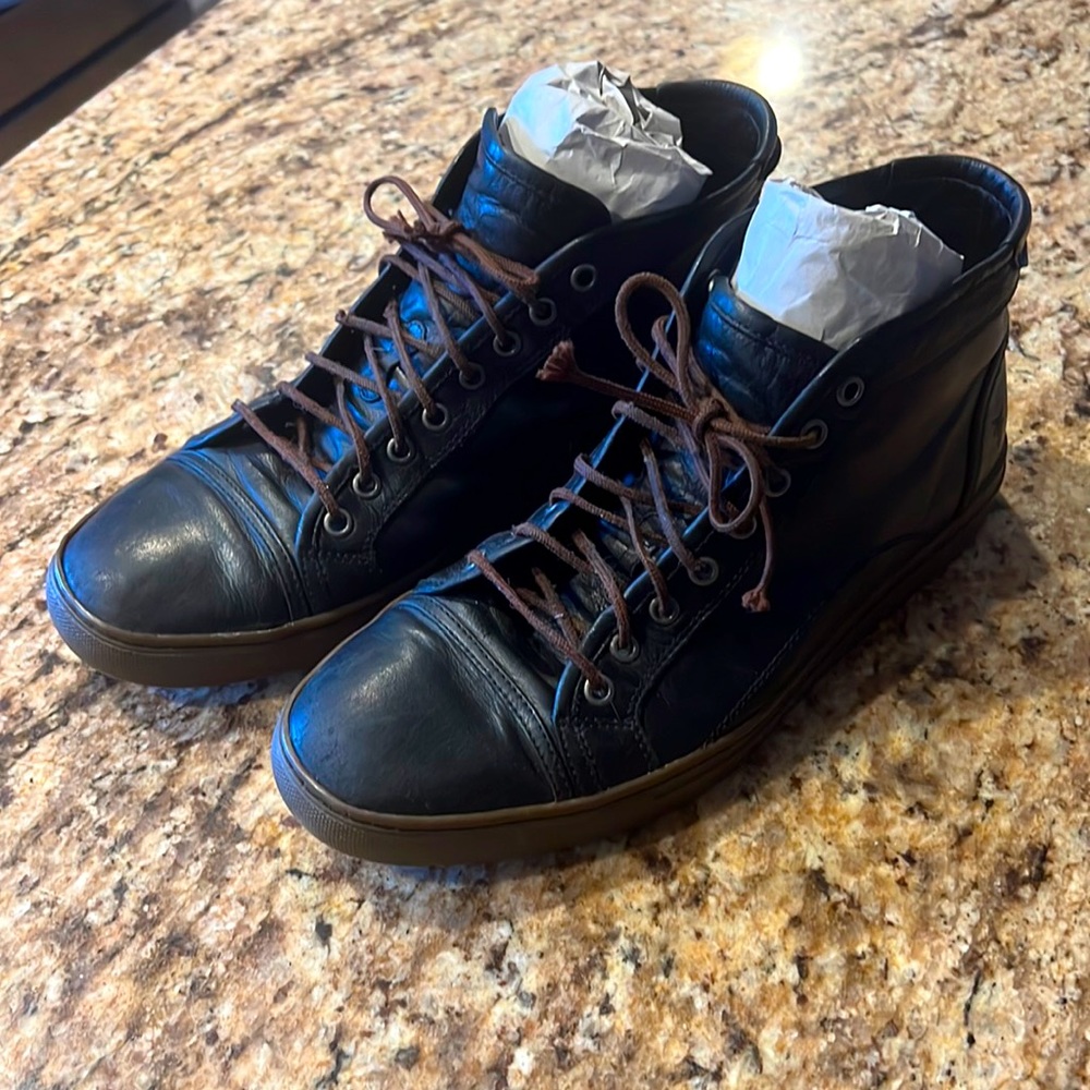 Frye Justin mid lace shoes